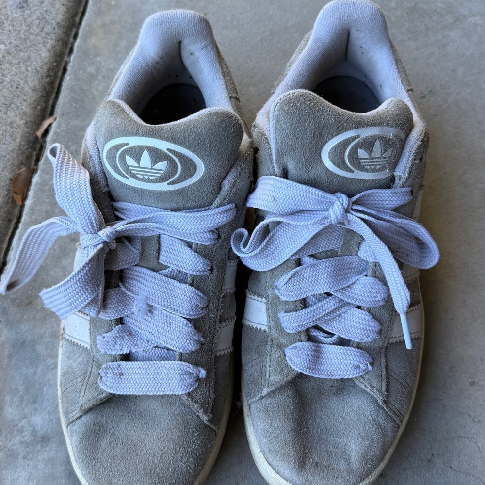 Adidas White and Gray Sneakers